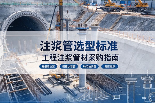 福泉注浆管选型标准