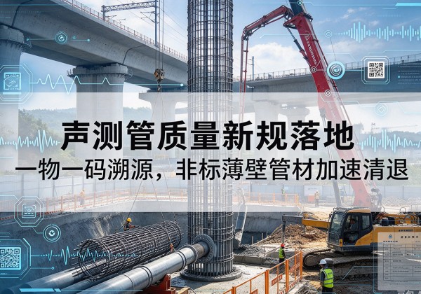 福泉声测管质量新规落地，一物一码溯源，非标薄壁管材加速清退