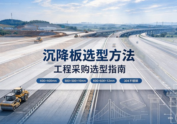 福泉沉降板选择方法