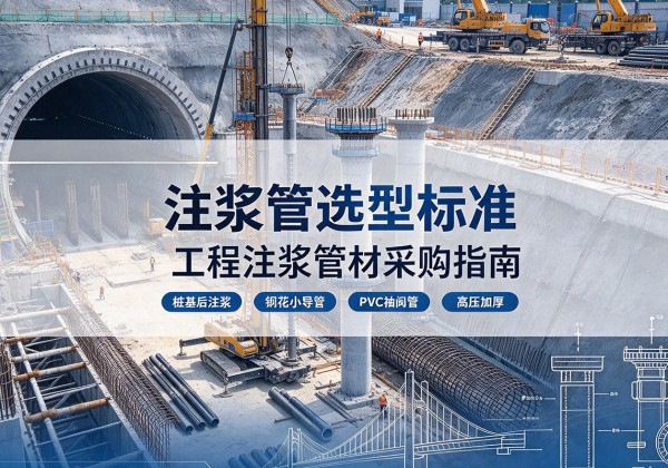 福泉注浆管选型标准